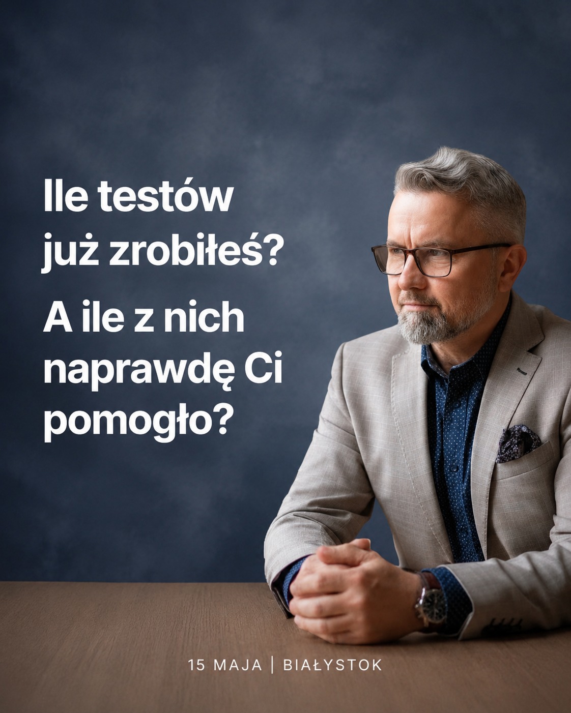 Ile testów, kwestionariuszy i różnych narzędzi rozwojowych zrobiłeś już w swoim życiu?

A ile z nich naprawdę pomogło Ci lepiej zrozumieć:
- w czym jesteś naturalnie mocny,
- co daje Ci energię,
- a co warto inaczej poukładać, ograniczyć albo delegować?

Tak jak w życiu, tak i pracy z CliftonStrengths® Gallupa ważny jest nie tylko sam wynik.

Najpierw indywidualnie wykonujesz profesjonalne badanie.
Potem w zespole pracujemy nad jego zrozumieniem i praktycznym wykorzystaniem — tak, żeby Twoje talenty nie były tylko nazwane, ale realnie wspierały Cię w decyzjach i codziennym działaniu.

15 maja w Białymstoku poprowadzę warsztat poświęcony właśnie temu.

To już ostatni moment, żeby zapisać się i spokojnie zdążyć z badaniem przed warsztatem.

Link do zapisów wrzucam w komentarzu.
